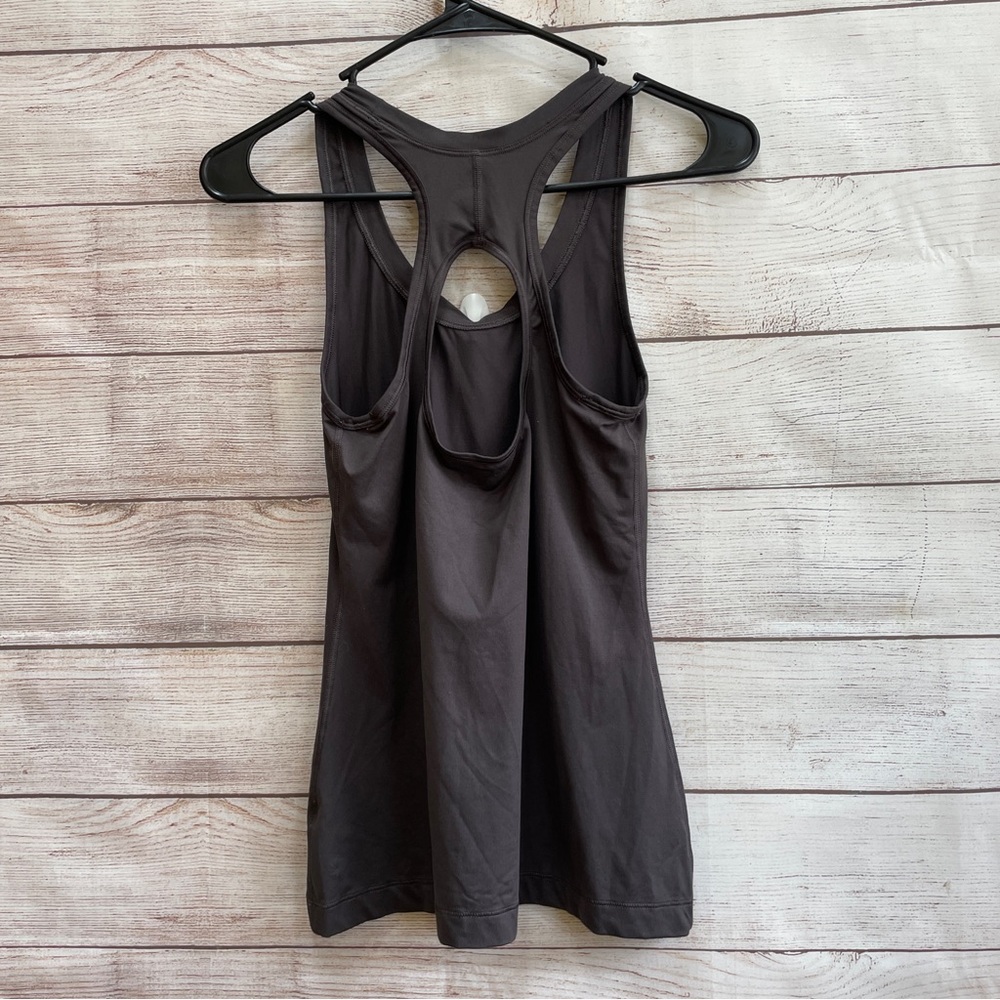ATHLETA NITRO RACER BACK TANK TOP IN BROWN - Picture 3 of 6